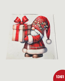 PANNELLO TESSUTO INDEFORMABILE - 1361 GNOMO NATALIZIO