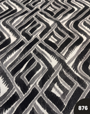 COTONE ARREDAMENTO - 876 FANTASIA NERA ASTRATTA