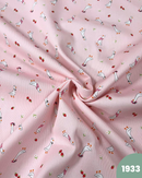 PIQUET DI COTONE - 1933 PAPERA FRAGOLE FONDO ROSA