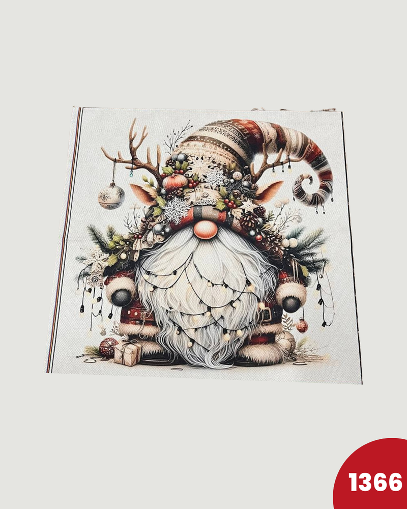 PANNELLO TESSUTO INDEFORMABILE - 1366 GNOMO NATALIZIO