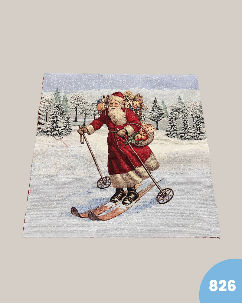 PANNELLO GOBELIN - 826 BABBO NATALE SULLA NEVE