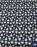 COTONE 100% - 288 ORSETTO FONDO BLU