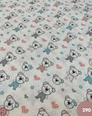 COTONE 100% - 290 ORSETTO CUORE POIS ROSA