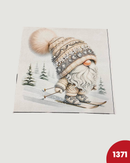 PANNELLO TESSUTO INDEFORMABILE - 1371 GNOMO NATALIZIO