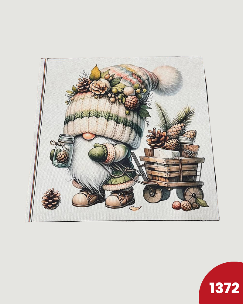 PANNELLO TESSUTO INDEFORMABILE - 1372 GNOMO NATALIZIO