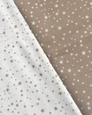 COTONE ARREDAMENTO - 193 STELLE FONDO BEIGE