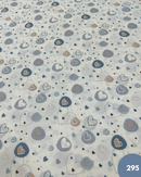 COTONE 100% - 295 CUORE ALTERNATO CELESTE