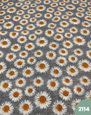 COTONE ARREDAMENTO - 2114 MARGHERITE FONDO GRIGIO