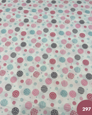 COTONE 100% - 297 PALLA ASTRATTA ROSA E GRIGIO