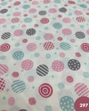 COTONE 100% - 297 PALLA ASTRATTA ROSA E GRIGIO