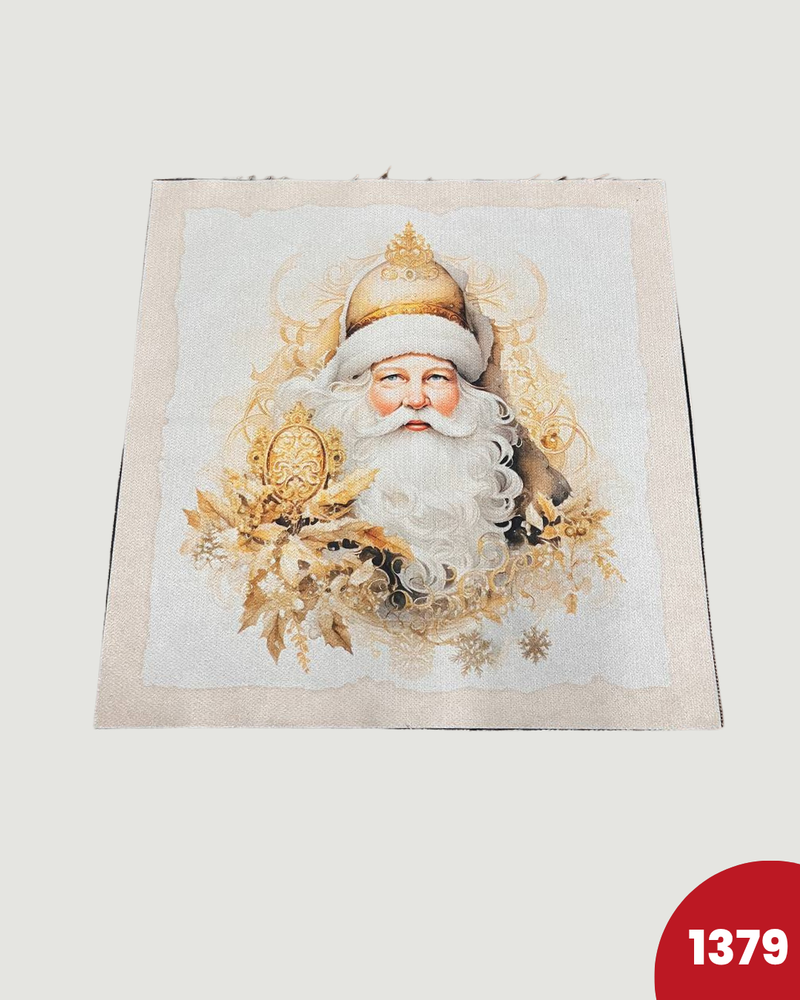 PANNELLO TESSUTO INDEFORMABILE - 1379 BABBO NATALE ORO