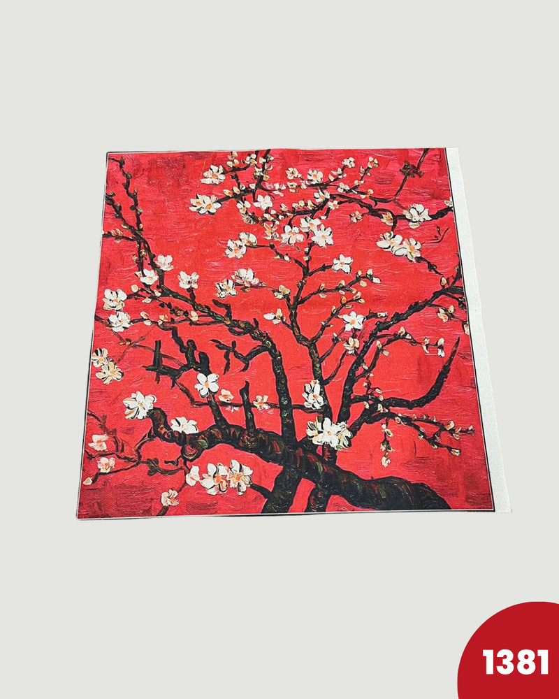 PANNELLO TESSUTO INDEFORMABILE - 1381 CILIEGIO FONDO ROSSO