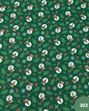 COTONE 100% - 302 ALBERO DI NATALE FONDO VERDE