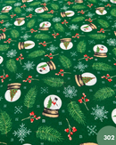 COTONE 100% - 302 ALBERO DI NATALE FONDO VERDE