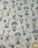 COTONE 100% - 305 ANIMALETTI IN MONGOLFIERA