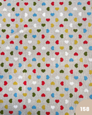 COTONE ARREDAMENTO - 158 CUORICINI COLORATI