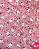 COTONE ARREDAMENTO - 748 CONIGLIETTO E ORSETTO FONDO ROSA