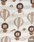 MUSSOLA DI COTONE - 598 LEONE MONGOLFIERA