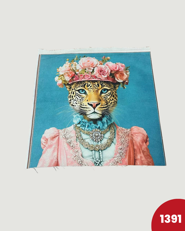 PANNELLO TESSUTO INDEFORMABILE - 1391 LEOPARDO