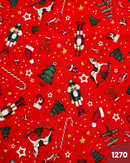 COTONE ARREDAMENTO - 1270 SCHIACCIANOCI FONDO ROSSO