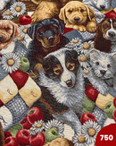 GOBELIN A METRAGGIO - 750 CANI