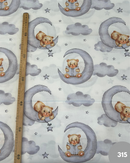 COTONE 100% - 315 ORSETTO LETTORE LUNA GRIGIA