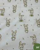 COTONE 100% - 317 CONIGLIETTO PAPILLON VERDE