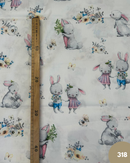 COTONE 100% - 318 CONIGLIETTI INNAMORATI