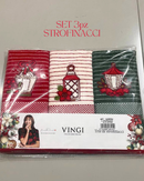 VINGI - TRIS STROFINACCI NATALIZI LANTERNA