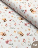 COTONE 100% - 599 APE E FIORELLINI