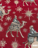 GOBELIN A METRAGGIO - 1660 CAMMELLO FONDO ROSSO