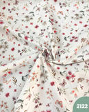 COTONE 100% - 2122 FIORI E FARFALLE