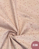 COTONE 100% - 328 STELLINE SU FONDO ROSA