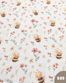 COTONE 100% - 599 APE E FIORELLINI