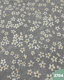 COTONE ARREDAMENTO - 2704 MARGHERITE FONDO GRIGIO