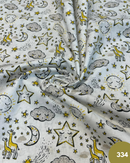 COTONE 100% - 334 GIRAFFA NUVOLA E STELLA