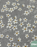 COTONE ARREDAMENTO - 2704 MARGHERITE FONDO GRIGIO