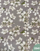 COTONE ARREDAMENTO - 2341 FIORI FONDO GRIGIO