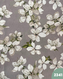 COTONE ARREDAMENTO - 2341 FIORI FONDO GRIGIO