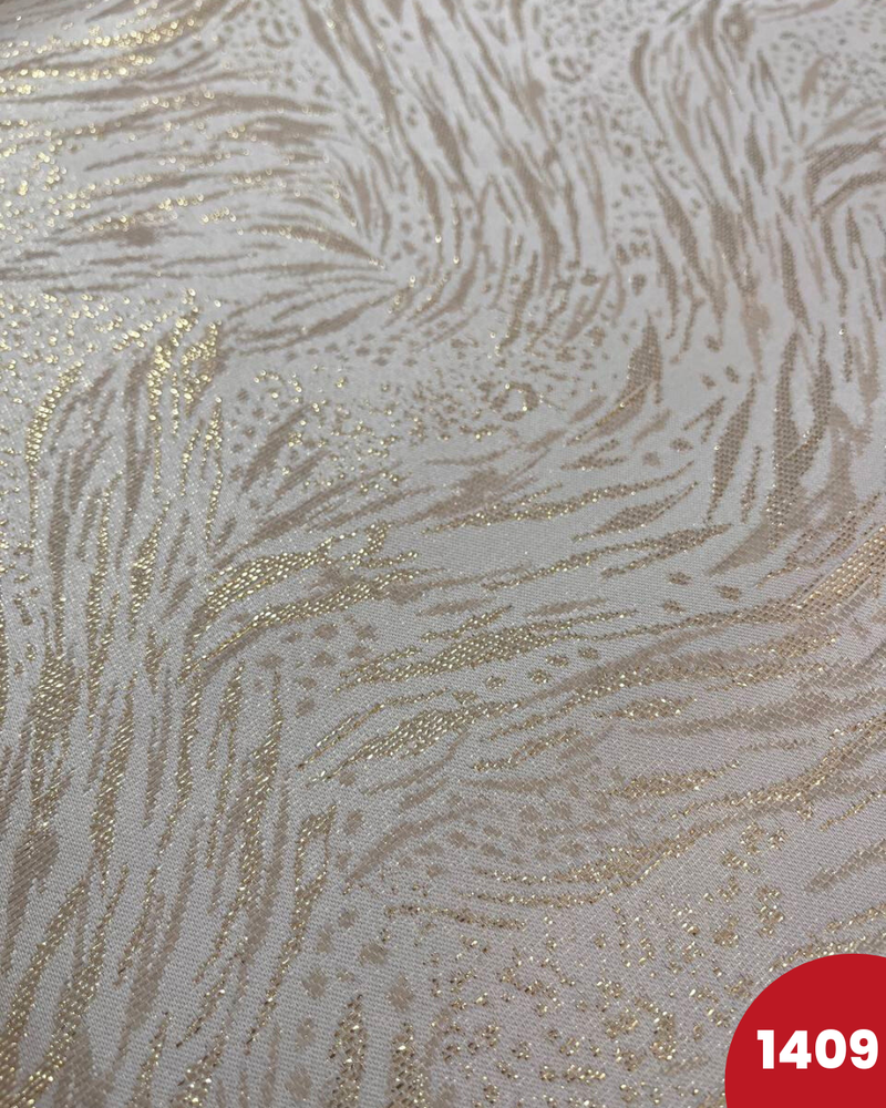 PANAMA DIGITALE LUREX - 1409 ASTRATTO ORO