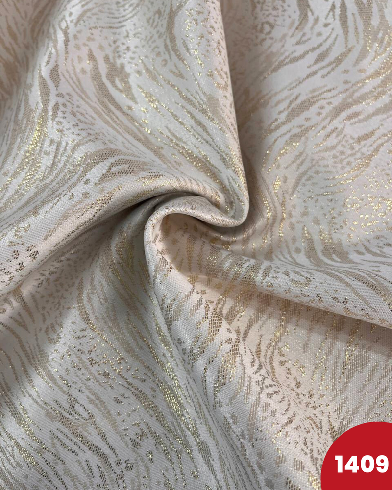 PANAMA DIGITALE LUREX - 1409 ASTRATTO ORO