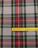 LANETTA SCOZZESE - 40 TARTAN GRIGIO/VERDE/ROSSO