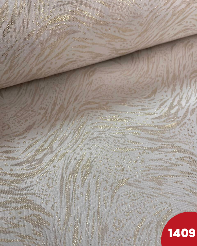 PANAMA DIGITALE LUREX - 1409 ASTRATTO ORO