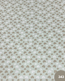 COTONE 100% - 343 CUORE DISEGNATO FONDO VERDE SALVIA