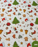 COTONE 100% - 344 ALBERO E CALZA NATALIZIA