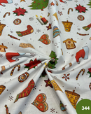 COTONE 100% - 344 ALBERO E CALZA NATALIZIA