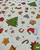 COTONE 100% - 344 ALBERO E CALZA NATALIZIA