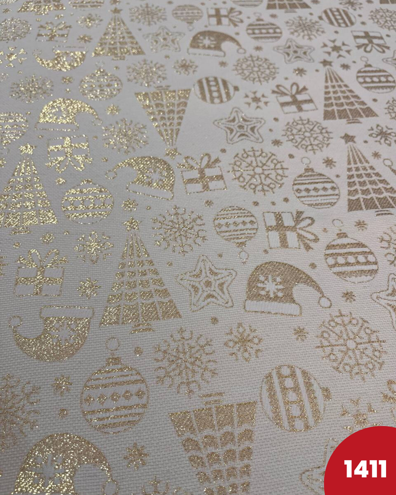 PANAMA DIGITALE LUREX - 1411 DECORAZIONI NATALIZIE ORO