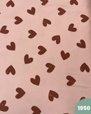 JERSEY DI COTONE - 1950 CUORI FONDO ROSA