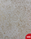 PANAMA DIGITALE LUREX - 1412 STELLE DI NATALE ORO